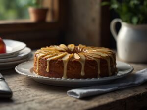 Receita de Bolo de Maçã Low Carb com Canela e Nozes