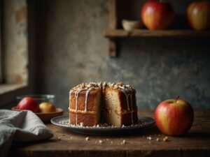 Receita de Bolo de Maçã Low Carb com Farinha de Amêndoas