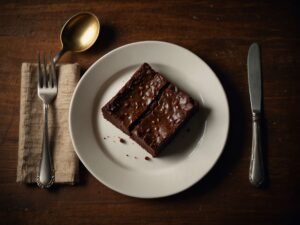 Receita de Brownie com Caramelo Salgado e Nozes