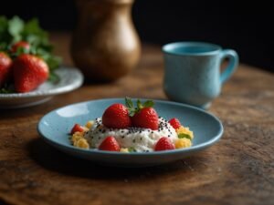 Receita de Tapioca com Brigadeiro e Morango