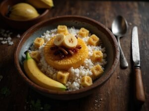 Receita de Tapioca de Banana com Canela e Mel